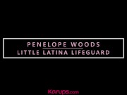 Sexy lifeguard Penelope Woods saves a guy, so he thanks her with some fat cock in her pussy 1/16