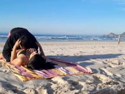 TRAPPED ON THE BEACH, hot couple 4/16