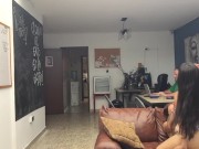 My girlfriend fucks me at my friend's house. 13/16