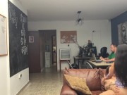 My girlfriend fucks me at my friend's house. 14/16