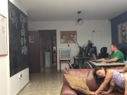 My girlfriend fucks me at my friend's house. 6/16