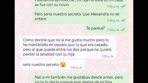 Chat caliente por WhatsApp con la Mejor Amiga de mi Hija