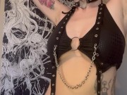 Cuck humiliation JOI “Watch me stroke this big cock” 4/16