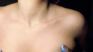 Stupid Slut Twerks & Shows Off Holes All Covered in Paint