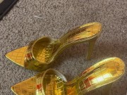 Sexy Gold High Heel Try On. 7/16