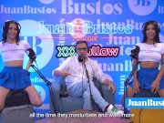 Hot latina stepsisters riding the FUCK MACHINE together on JuanBustosPodcast 2/16