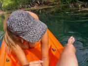 Fastest Cum Outdoors? She Rides Him Hard on a Kayak – Pure Pleasure Vertical 10/16