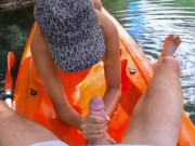 Fastest Cum Outdoors? She Rides Him Hard on a Kayak – Pure Pleasure Vertical 7/16