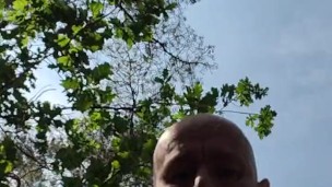 slave Tony dropped naked and made to walk naked to find clothing againin !