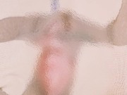 I used a clitoral suction device to sensitize my clitoris, then played with it using electrical curr 14/16