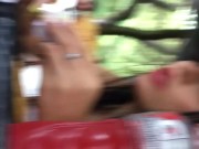 I make a hot video in a restaurant using a vibrator 1/16