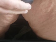 Vibrator play with a lil squirt 1/16