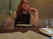 RISKY BATHROOM PUBLIC SEX, I fuck on a date with a guy i met online (DIA ITA) 1/16