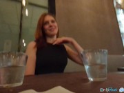 RISKY BATHROOM PUBLIC SEX, I fuck on a date with a guy i met online (DIA ITA) 2/16