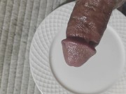 Dinner is served.  Who wants cum 12/16