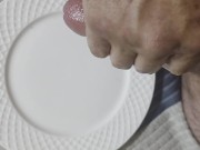 Dinner is served.  Who wants cum 5/16