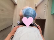 Evangelion Cosplay / Rei Fucks Shinji Pt: 2 / Deepthroat, Foot job and lube 3/16