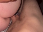 Hubby destroying that pussy w/ cum shot 4/16