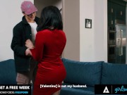 GIRLSWAY - Lonely Housewife Valentina Nappi Has Secret Lesbian Affair With Petite Katrina Colt
