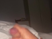 Tocándome rico para ir a descansar