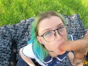 cute schoolgirl with glasses loves sex after school 1/16