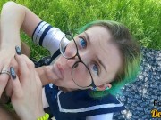 cute schoolgirl with glasses loves sex after school 12/16