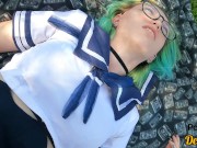 cute schoolgirl with glasses loves sex after school 7/16