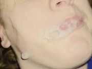 Cum diet for cock queen EllieMae Plays 13/16