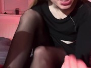 Late night with Goddess lounge || nylon worship ASMR 2/16