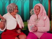 Mrs Claus & the Easter Bunny play Chubby Bunny, pt 1 - Sam Mack & Ryan Keely - SFW 3/16