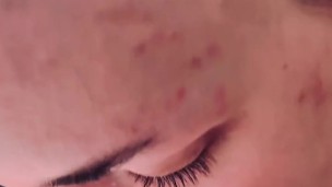 Practicing my deepthroat skills by working on this delicious piece of cock. Real couple blowjob