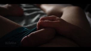 Rubbing My Dick Through Underwear While Staring at My Legs