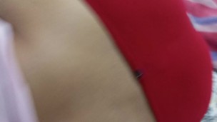 Dirty stepmother lets her stepson touch her ass and tits and then asks him to fuck her hard.