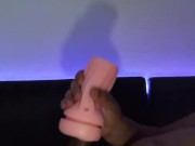 Masturbation en solo 🍆💦تكفيتة على ترمة غليضة 14/16