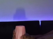 Masturbation en solo 🍆💦تكفيتة على ترمة غليضة 16/16