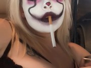 Smoke with me and play with my tits *full video on OF* 10/16