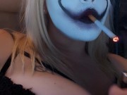 Smoke with me and play with my tits *full video on OF* 16/16