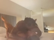 BIG BOOTY GETS TOSSED EVERY WAY BUT LOOSE WHILE GORILLA PUNCHER THUMPING WET PUSSY!!!!!!!! 2/16