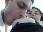 My boyfriend visits me and we get a little hot 9/16