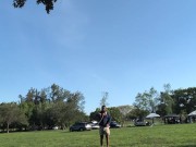 RexiTron public bullwhip cracking, meta glasses 13/16