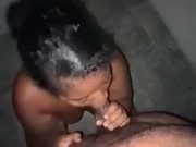 My stepsister gives me a blowjob for my birthday 11/16