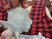 Amateur couple erotic massage. Hot couple sensual oil massage. 16/16