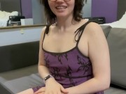 Shells Reveals Tiny Tits On Casting Couch 6/16