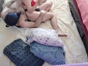 Amateur couple erotic massage. Hot couple sensual massage with oil. 15/16