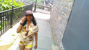 PUBLIC SOLO FEMALE VOYEUR EXHIBITIONIST COSPLAY THONG GOLDEN MIDGET REALITY