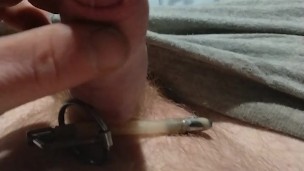Removing cock plug after work