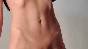 Fit Femboy Top Cums a Big Load~