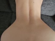 Big ass pawg rides cock then takes cumshot in doggy doggystyle 12/16