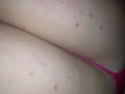 Beating my dick off in between my stepsister fat ass butt cheeks 😈 12/16