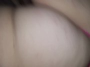 Beating my dick off in between my stepsister fat ass butt cheeks 😈 13/16